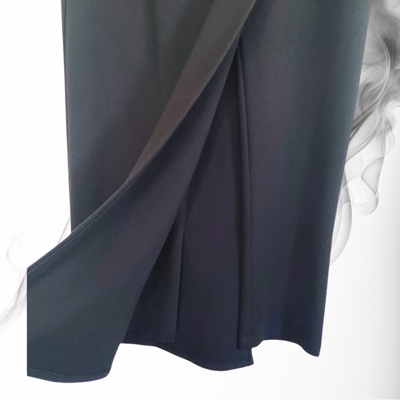 Betabrand The Sassiest Pant Black Skirted Capris Pants Medium Long - Picture 3 of 5